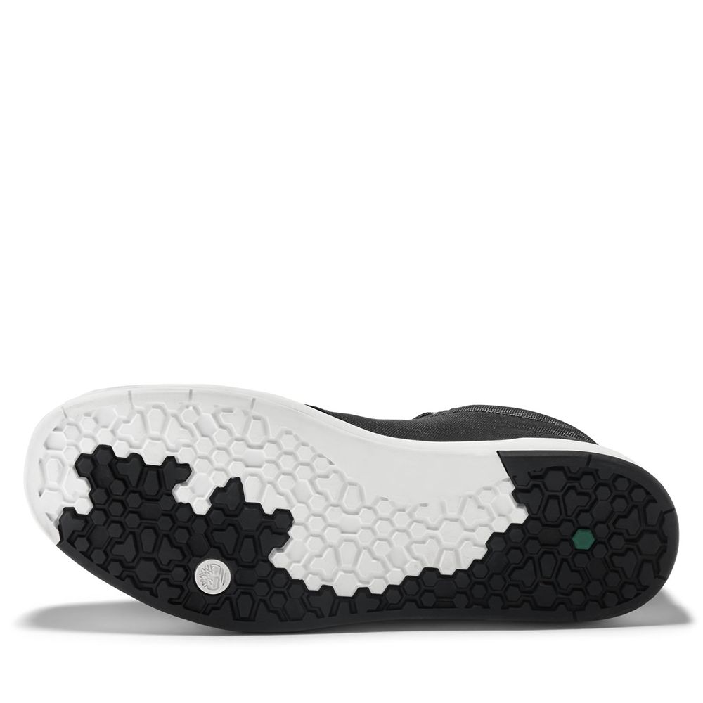 Botas Chukka Masculino - Timberland Davis Square Mixed-Media - KYMGL6415 - Pretas